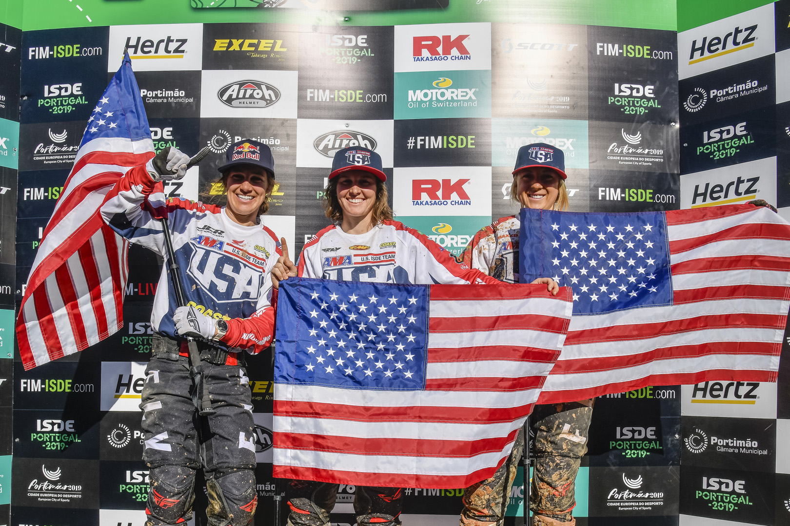 Podium – FIM ISDE 2019 Portimão