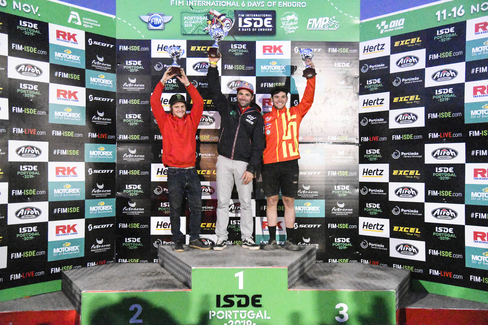Podium – FIM ISDE 2019 Portimão