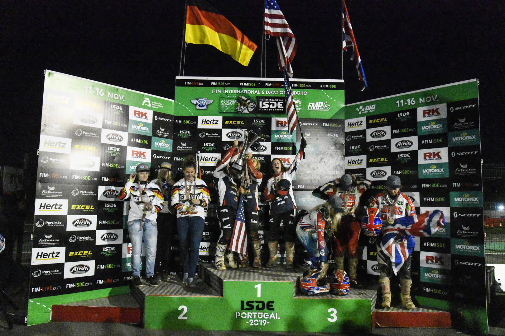 Podium – FIM ISDE 2019 Portimão